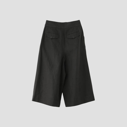 COATED LINEN PLAINWEAVE TROUSERS