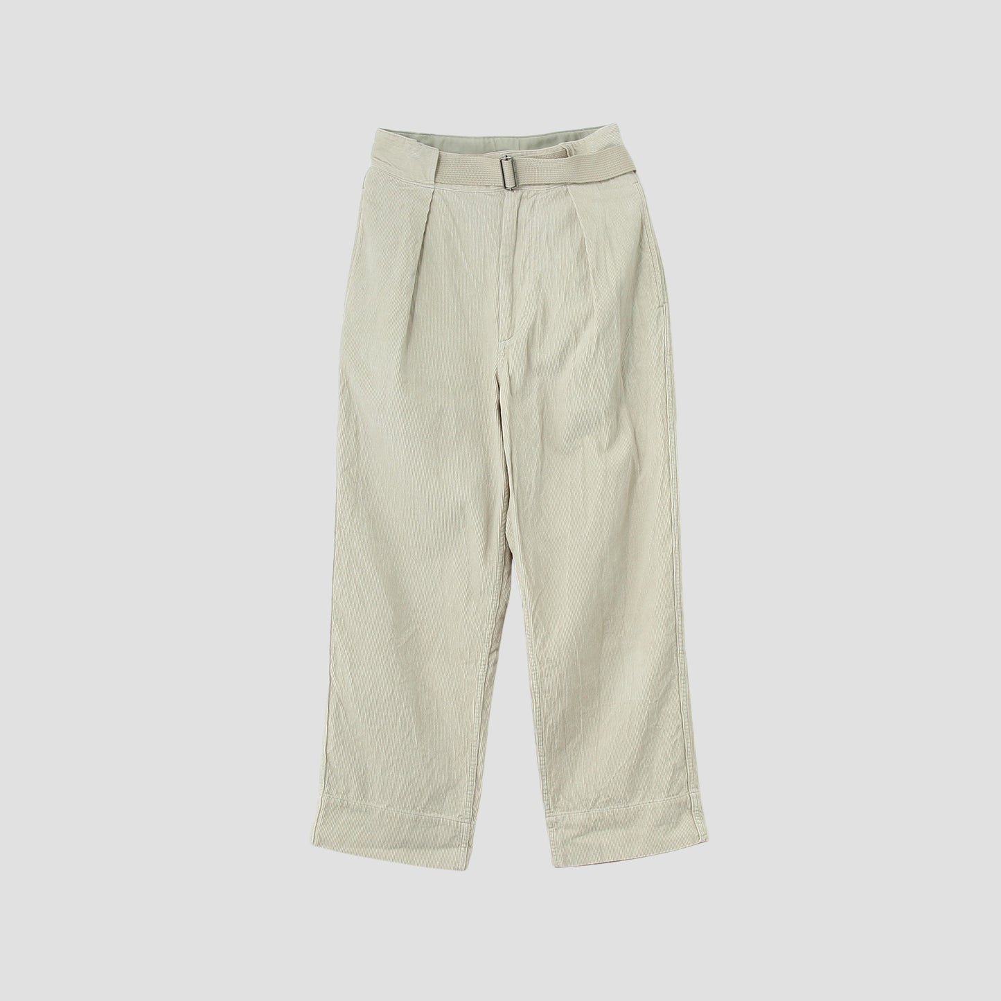 DRY COTTON NEEDLECORD TROUSERS