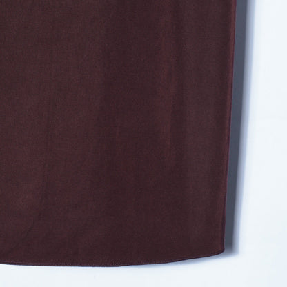 GLAZED COTTON CUPRA DRESS