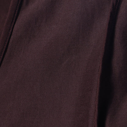 GLAZED COTTON CUPRA DRESS