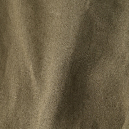 COATED LINEN PLAINWEAVE TROUSERS