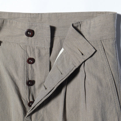 TINY STRIPE COTTON TROUSERS