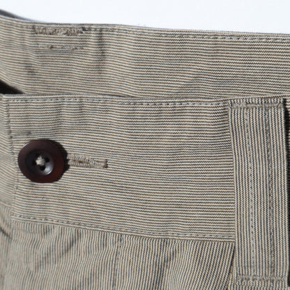TINY STRIPE COTTON TROUSERS