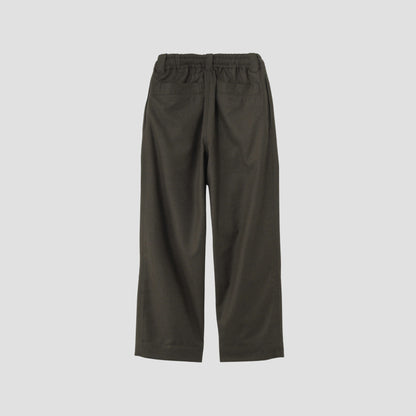 WORSTED WOOL FLANNEL TROUSERS