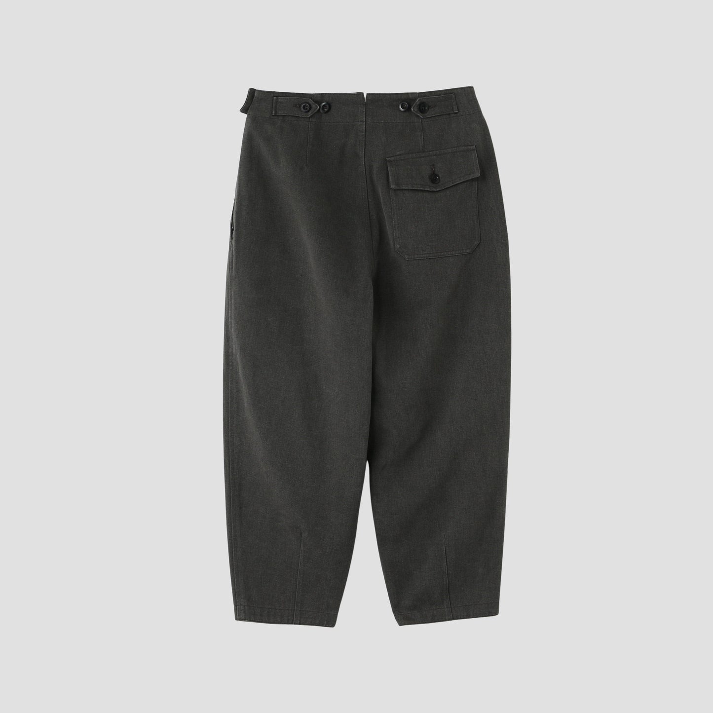 FADED COTTON DRILL TROUSERS