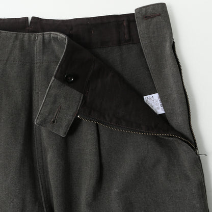 FADED COTTON DRILL TROUSERS