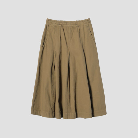 RAISED COTTON TWILL SKIRT