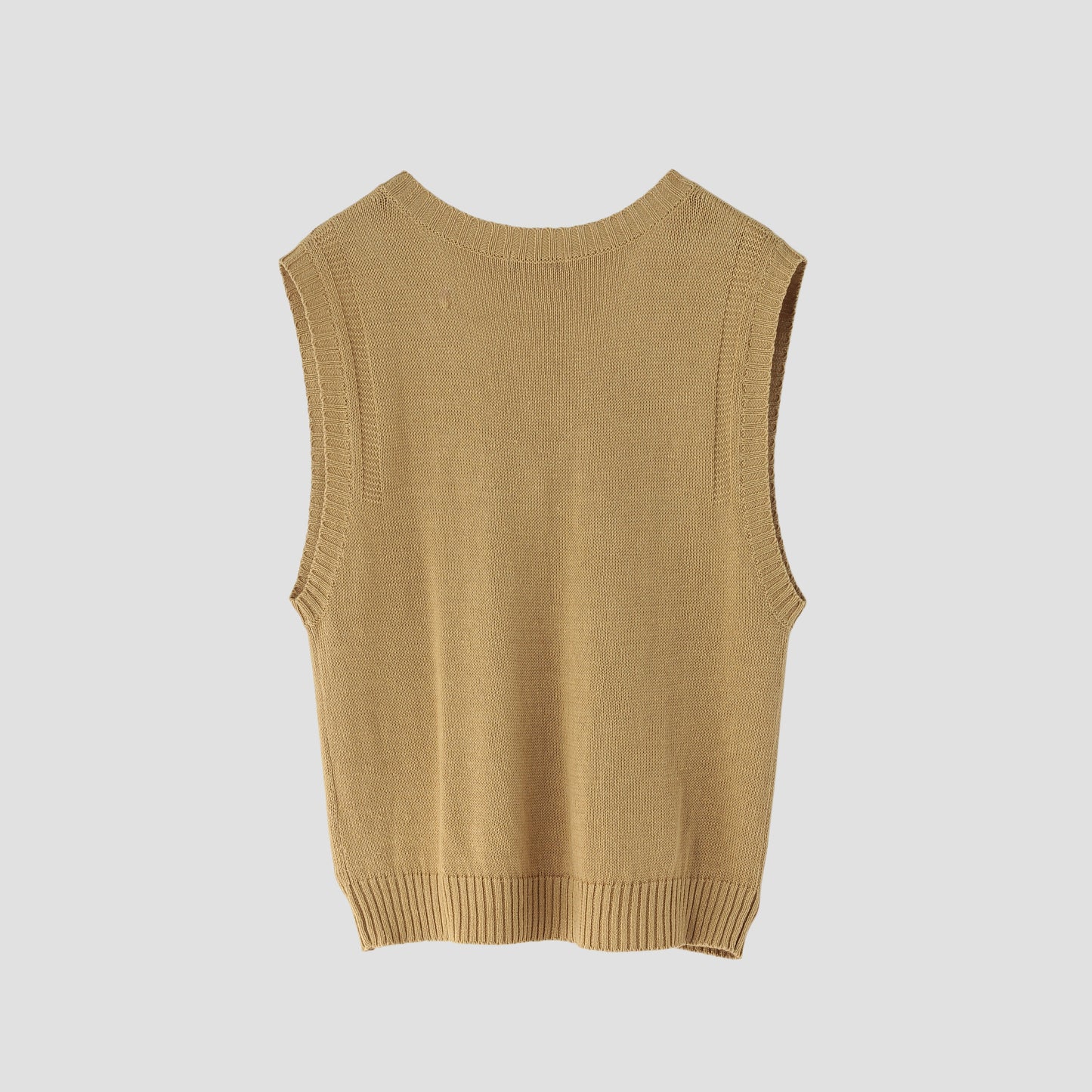 LINEN COTTON SILK SLIPOVER KNIT