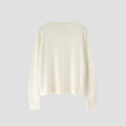 BOAT NECK GUERNSEY KNIT