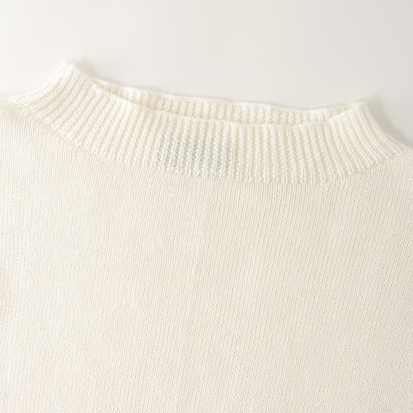 BOAT NECK GUERNSEY KNIT