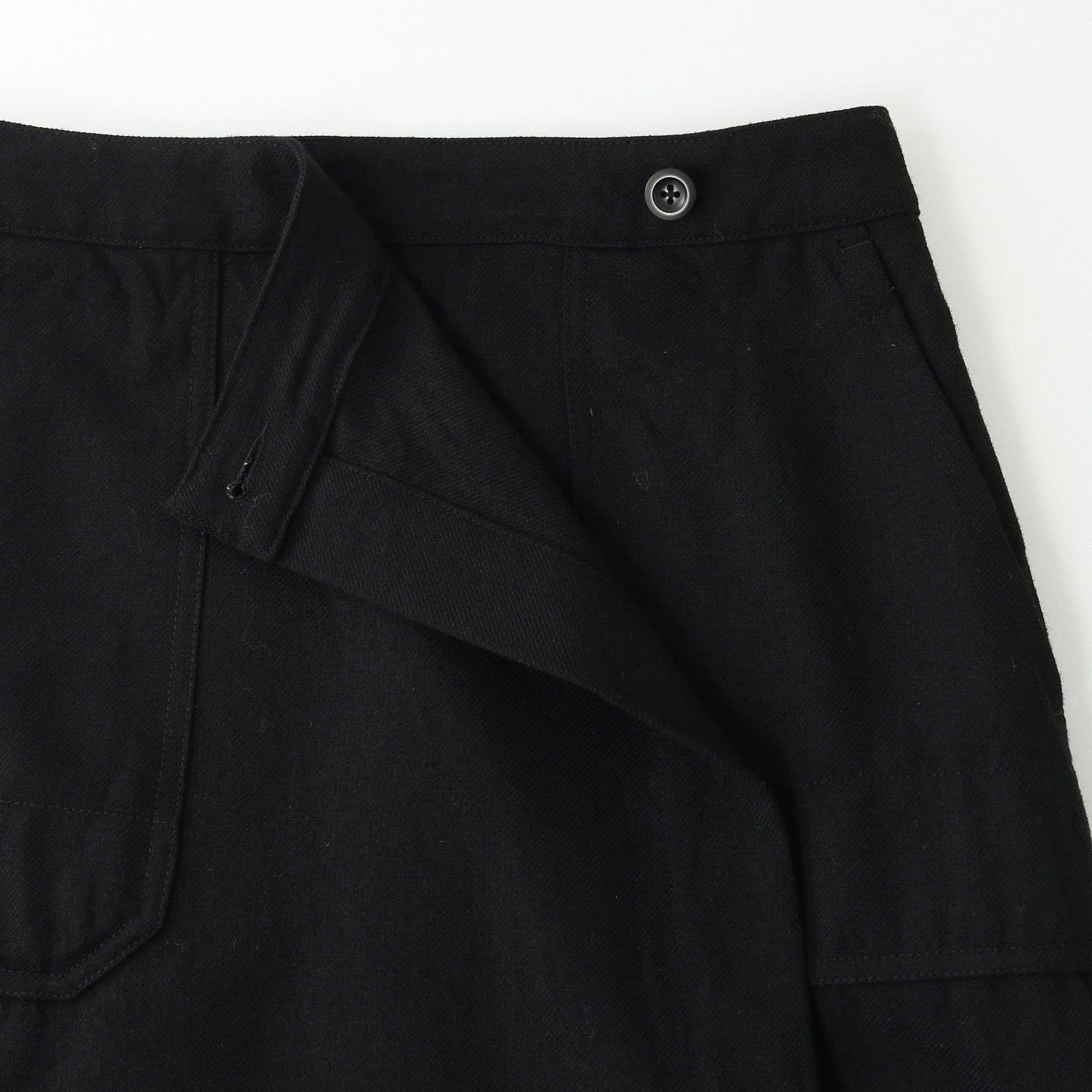 WOOL SERGE SKIRT