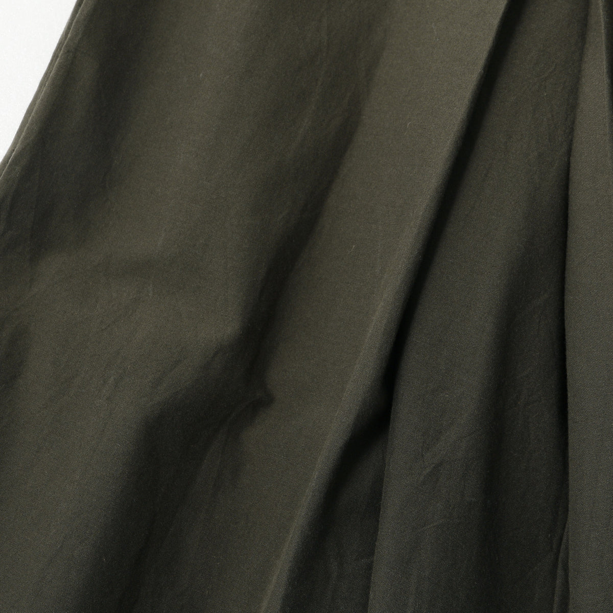 SILK COTTON POPLIN SKIRT