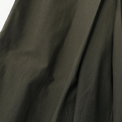SILK COTTON POPLIN SKIRT
