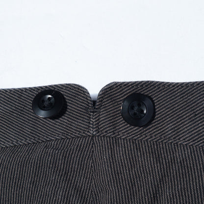 YARN DYED COTTON LINEN TROUSERS