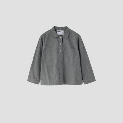 YARN DYE COTTON LINEN SHIRT