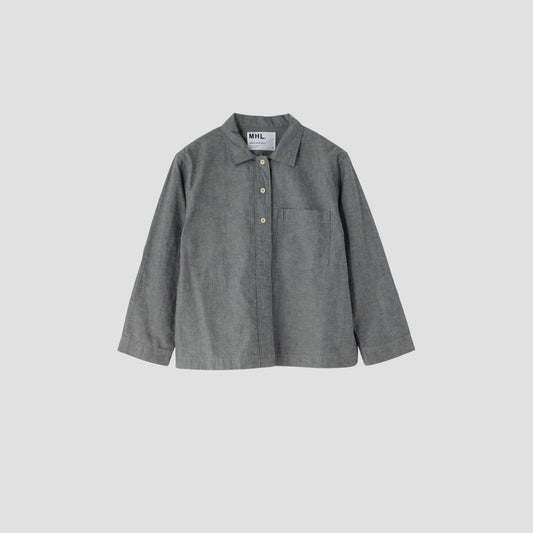 YARN DYE COTTON LINEN SHIRT