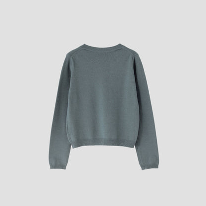 WOOL COTTON TWIST KNIT