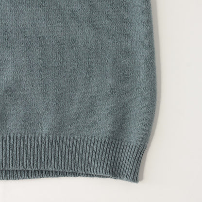 WOOL COTTON TWIST KNIT