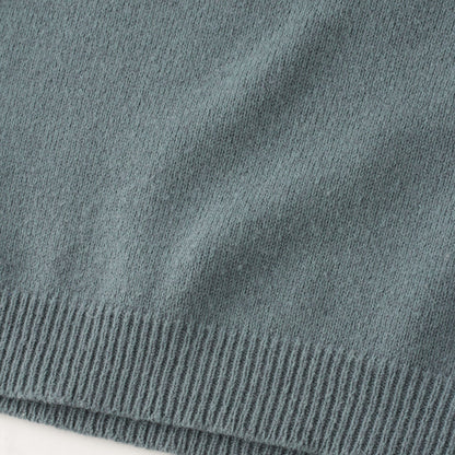 WOOL COTTON TWIST KNIT