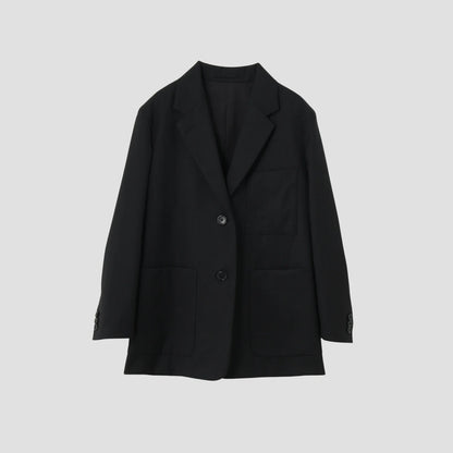 WHIPCORD WOOL COTTON JACKET