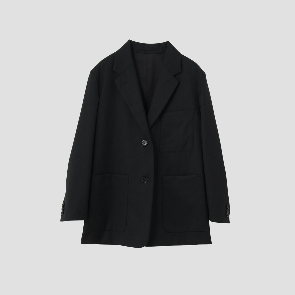 WHIPCORD WOOL COTTON JACKET