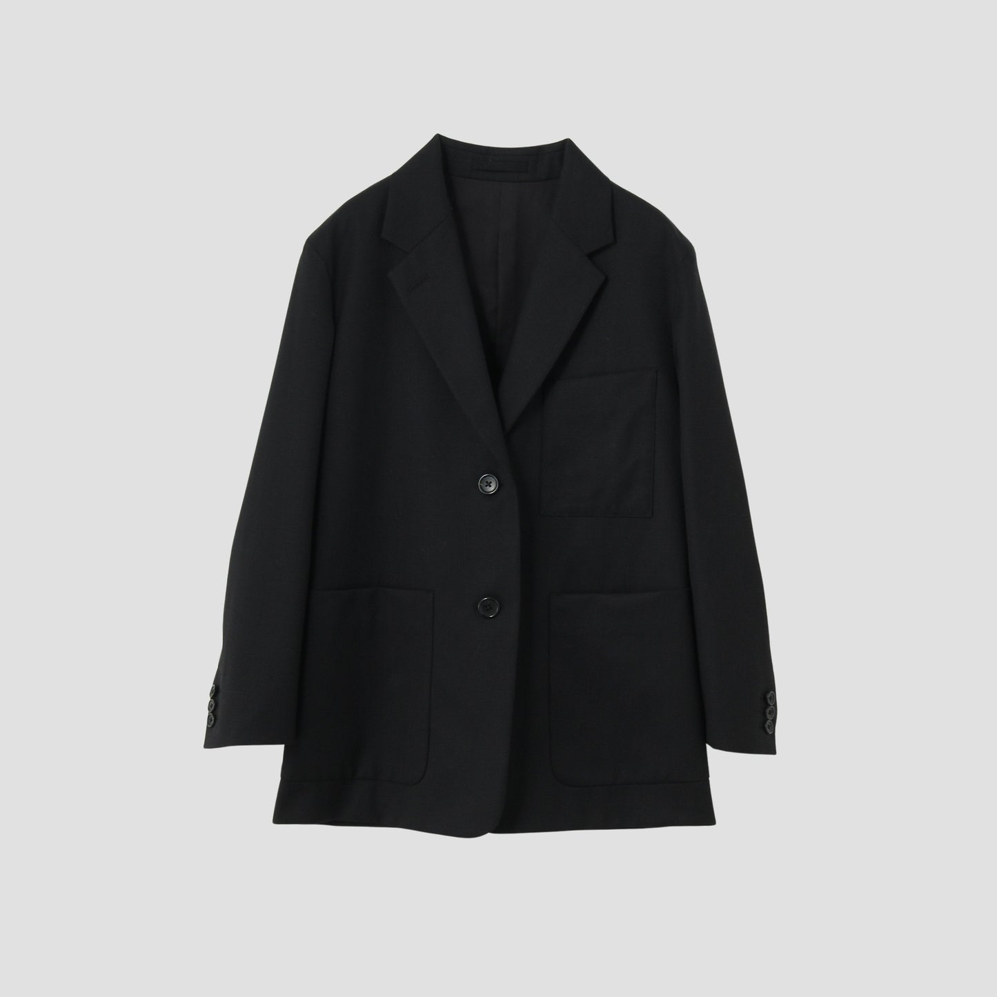 WHIPCORD WOOL COTTON JACKET