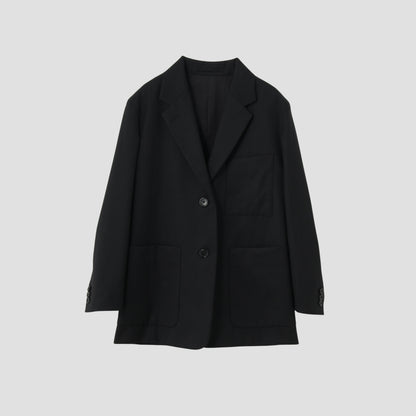 WHIPCORD WOOL COTTON JACKET