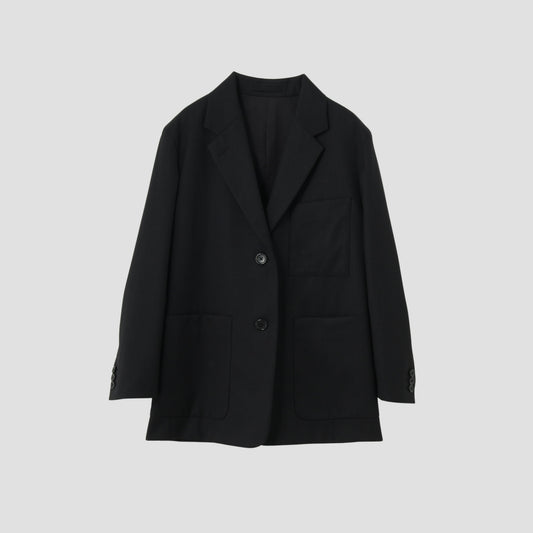 WHIPCORD WOOL COTTON JACKET