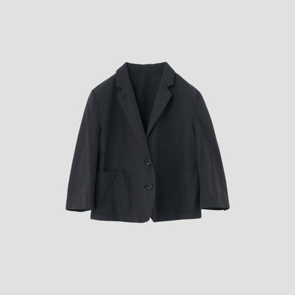 WASHED YARN DYE POPLIN JACKET
