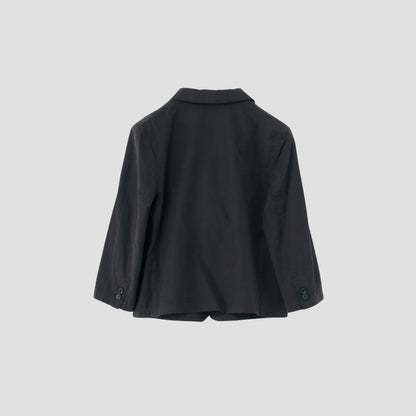 WASHED YARN DYE POPLIN JACKET