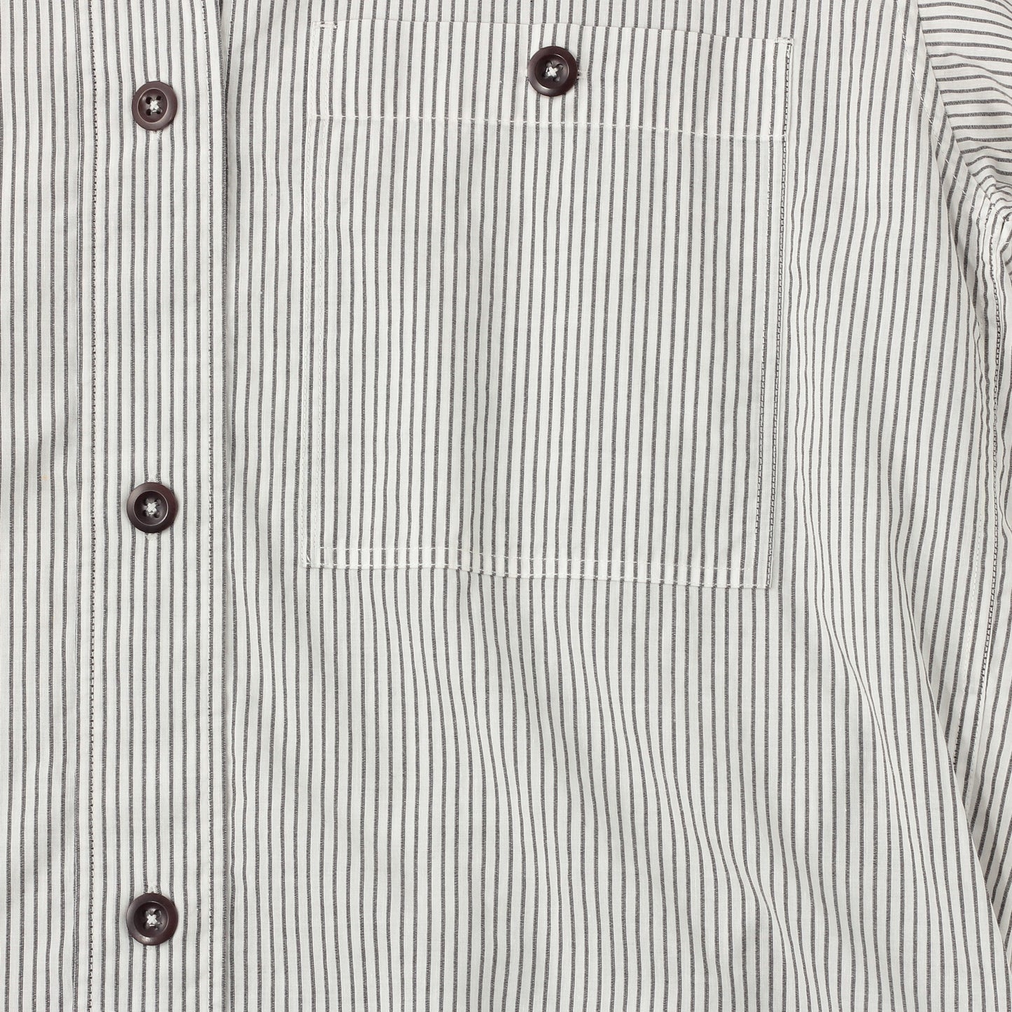 COTTON LINEN STRIPE SHIRT