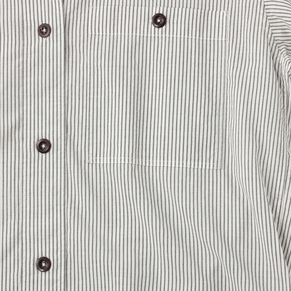 COTTON LINEN STRIPE SHIRT