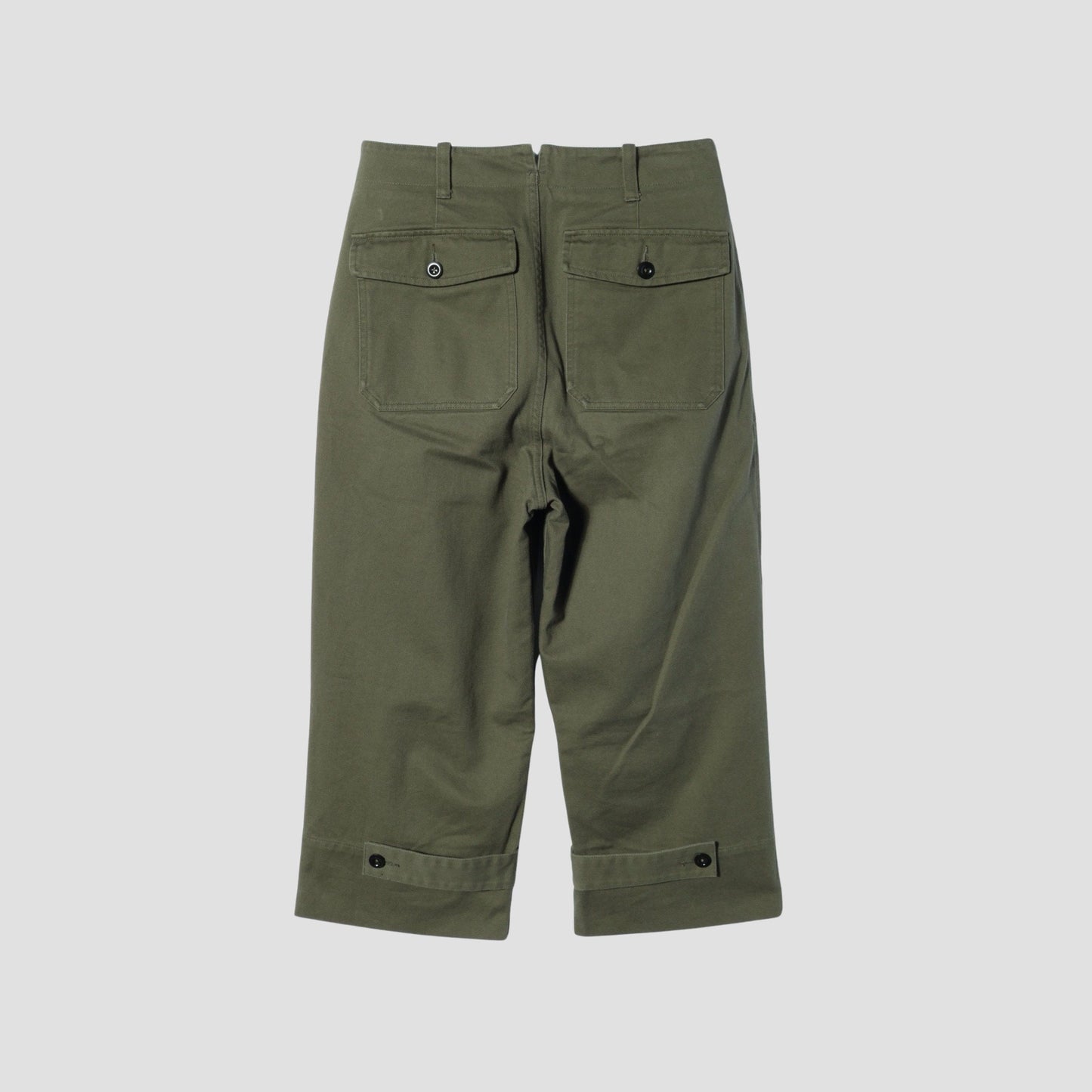 SOFT COTTON TWILL TROUSERS
