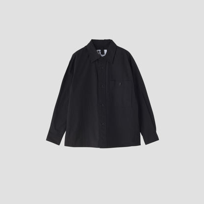 WASHED COTTON POPLIN SHIRT