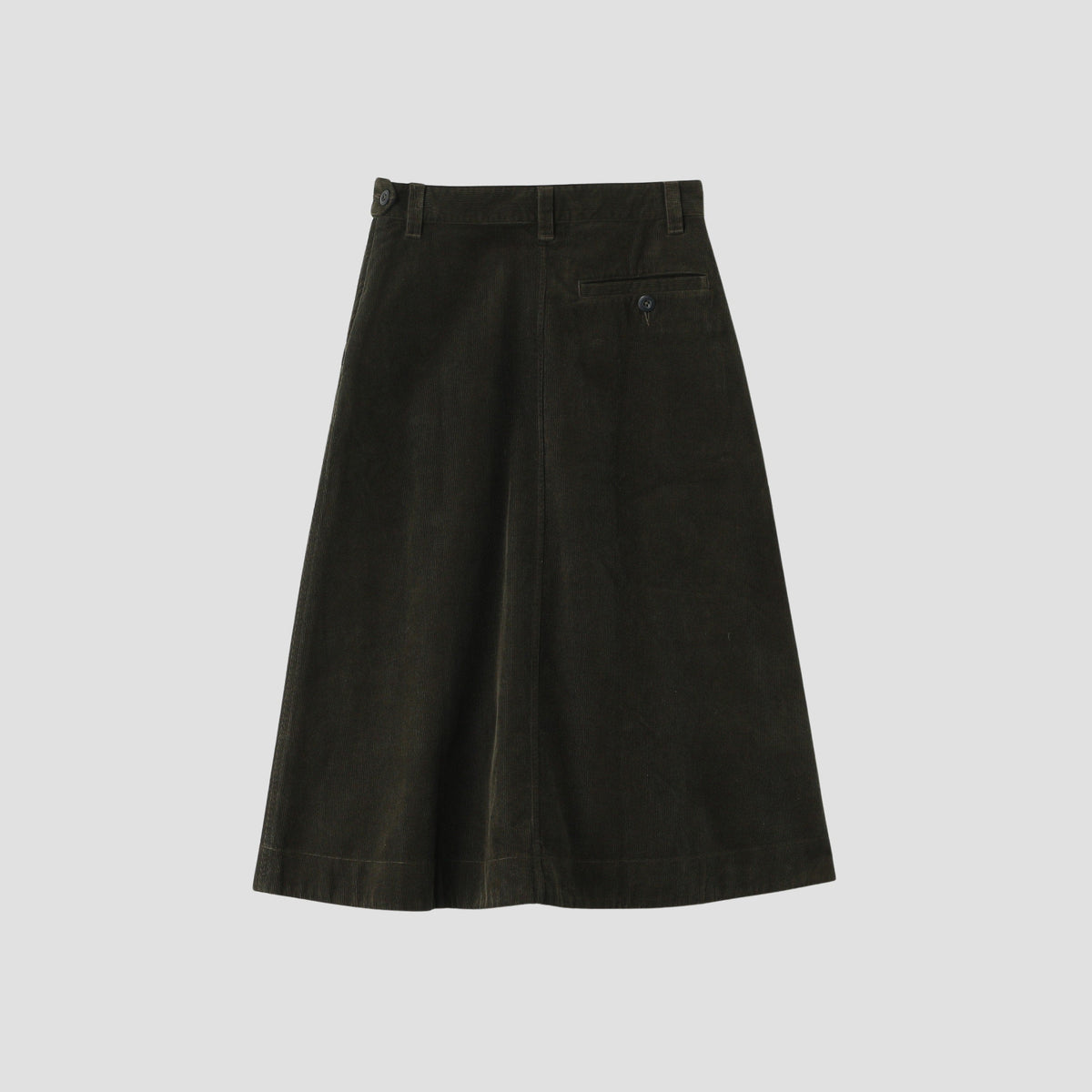 DRY COTTON NEEDLECORD SKIRT