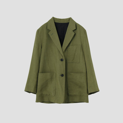 YARN DYED LINEN JACKET