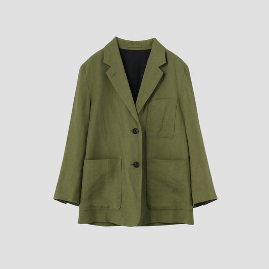 YARN DYED LINEN JACKET