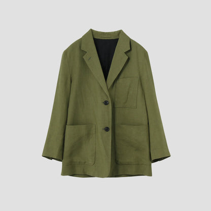 YARN DYED LINEN JACKET