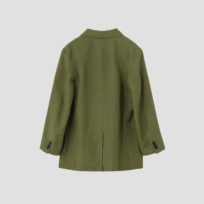 YARN DYED LINEN JACKET