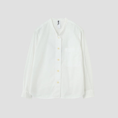GARMENT DYE COTTON POPLIN SHIRT