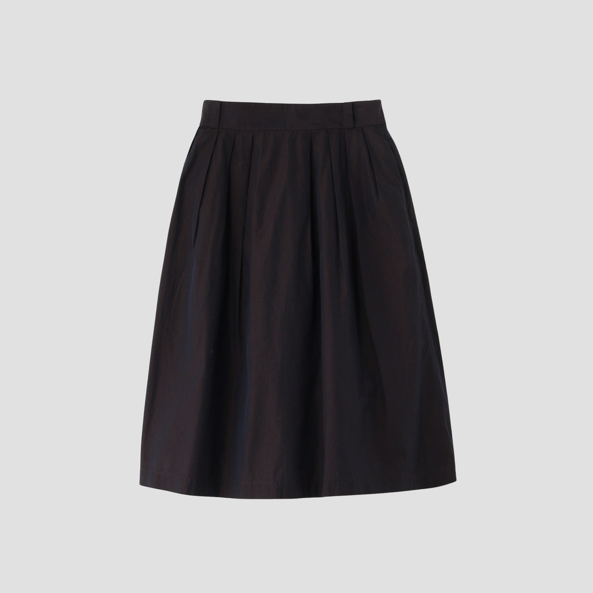 FINE COTTON CHAMBRAY SKIRT