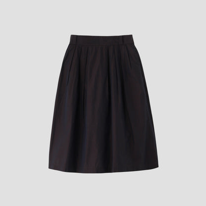 FINE COTTON CHAMBRAY SKIRT