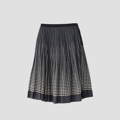 HALF MOON COTTON SKIRT