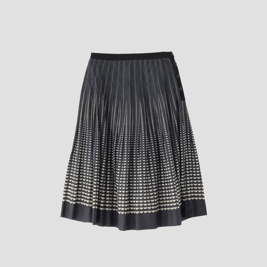 HALF MOON COTTON SKIRT