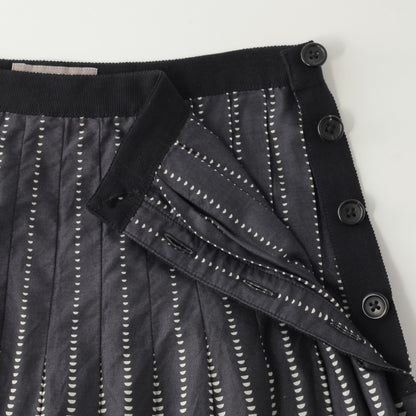 HALF MOON COTTON SKIRT