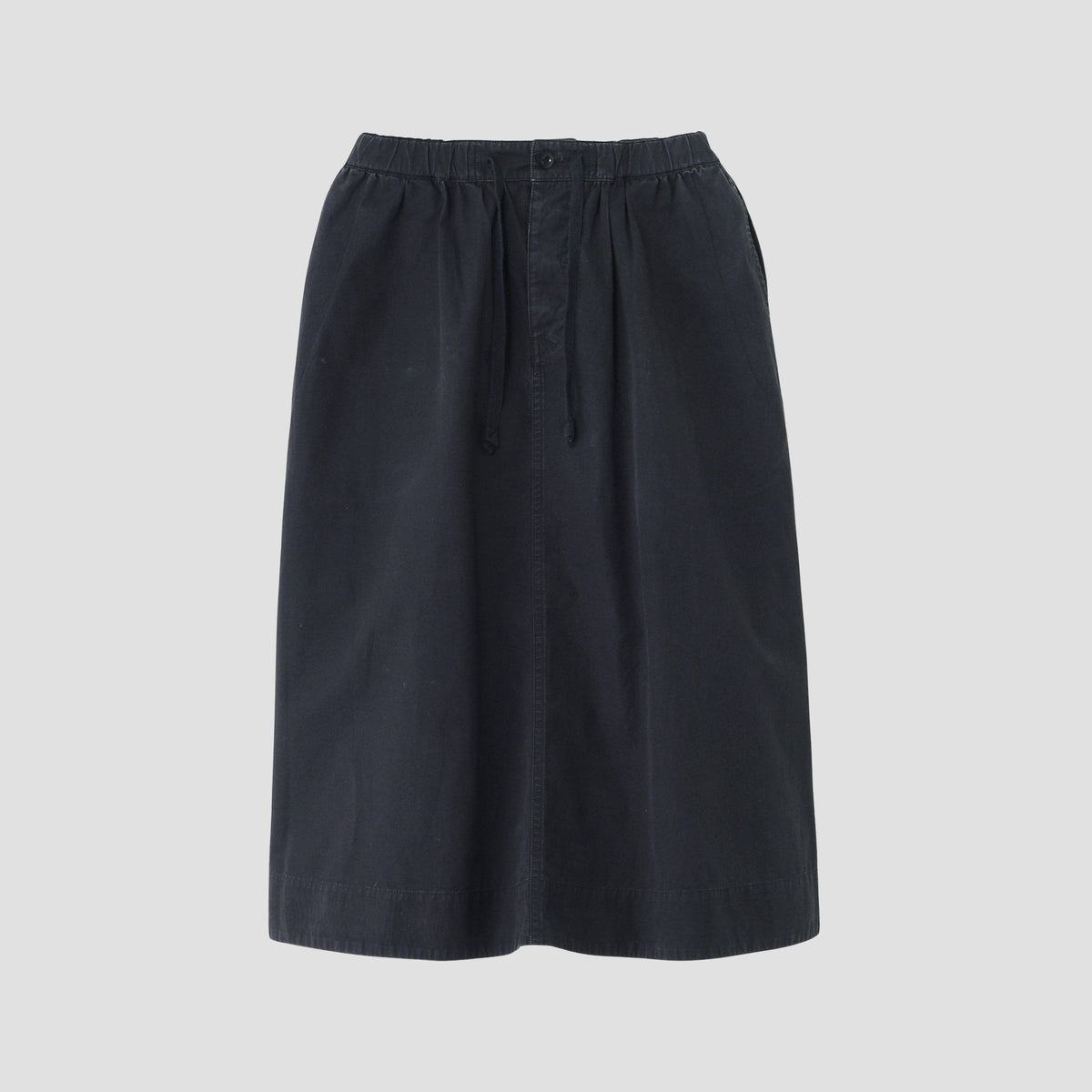 COTTON RAMIE TOUGH POPLIN SKIRT