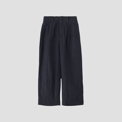 YARN DYED LINEN TROUSERS