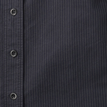 OFFSET STRIPE COTTON SHIRT