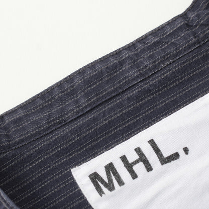 OFFSET STRIPE COTTON SHIRT