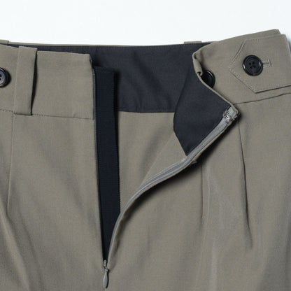 WOOL COTTON TWILL SKIRT